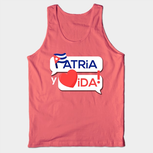 PATRIA Y VIDA chat Tank Top by LuksTEES